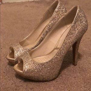 Gold Heels from Aldo